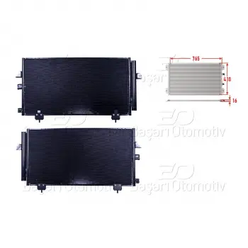 Toyota RAV4 2000- Klima Radyatörü 765X410X16 8846042060 Wisco