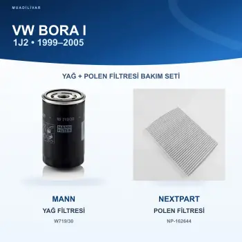 VW BORA I (1J2) Yağ+Polen Filtre Bakım Seti