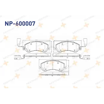 Ford Transit V347 Arkadan Itisli 2.4 Tdci 3.2 2006-2014 Fren Balata Ön Fisli ME6C1J2K021AA Nextpart