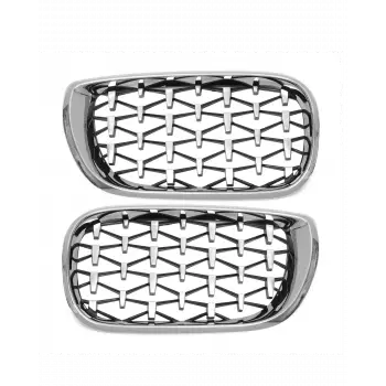 BMW Panjur E46 (Set) Piano-Siyah, Çift Çıtalı -Sedan- 2002-05