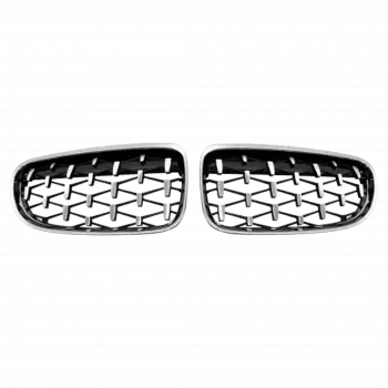BMW Panjur E92-LCI (Set) Krom/Krom/Siyah -Diamond- 2010-13