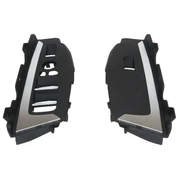 Cam Düğme Çerçevesi X3:G08 Ön; Set Siyah