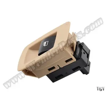 Cam Düğmesi E90+LCI X5:E70+LCI X6:E71 Ön Sağ Arka Sol/Sağ Bej Çerçeveli; E87+LCI:Arka