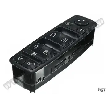 Cam Düğmesi W169 W245 Ön Sol Siyah