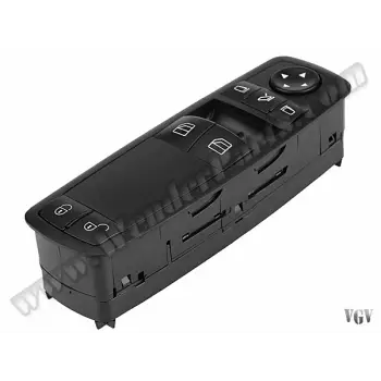 Cam Düğmesi W169 W245 Ön Sol Siyah; Ön Kapılar Katlamalı Ayna