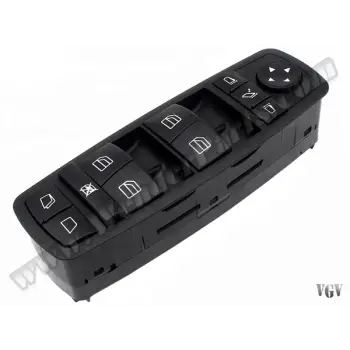 Cam Düğmesi X164 W251 Ön Sol Siyah; Katlamalı Ayna