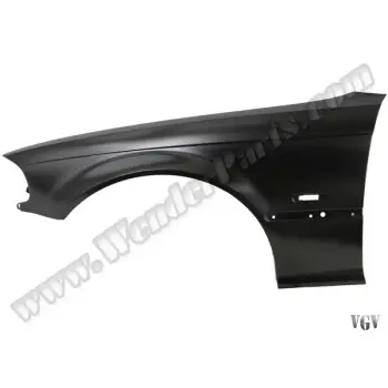 Çamurluk E46 Ön Sol; Delikli, Sac -Coupe- 1999-02