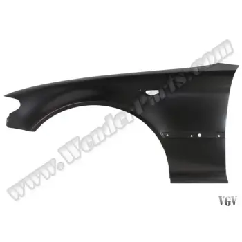 Çamurluk E46 Ön Sol; Delikli, Sac -Coupe- 2003-06