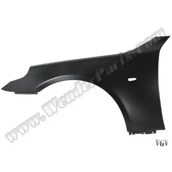 Çamurluk E60+LCI Ön Sol; Delikli, Alüminyum 2003-09