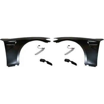 Çamurluk F10 Ön; Set; Izgaralı, Sac -///M4- 2009-16