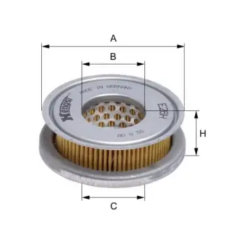 Direksiyon Yağ Filtresi W124>140 W201 W202 T1:207D>410D [M102>104 M111 M119 OM601>606]