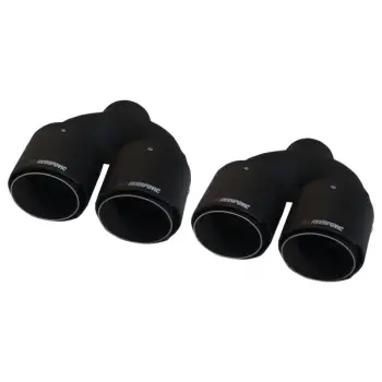 Egzoz Ucu Universal Çiftli 89mm; Siyah -AKRAPOVIC-