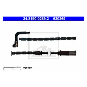 Fren Balata Fişi X5:E70 X6:E71 Arka 2006-09