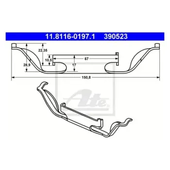 Fren Balata Sacı E39 E38 X3:E83 X5:E53 Ön