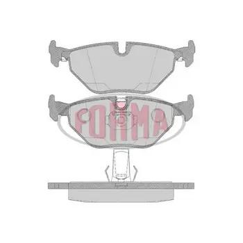 Fren Balatası E39 Arka 520>540i 520/525d/td/tds