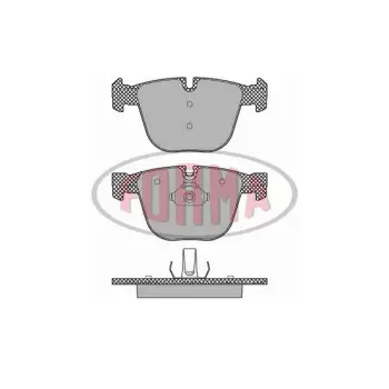 Fren Balatası E60 E65 X5:E70 X6:E71 Arka 530>550i 530/535d; 740>760i 730>745d; 3.0d>5.0i