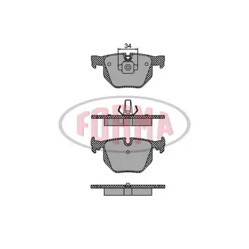 Fren Balatası E65 Arka 730i/d 735i