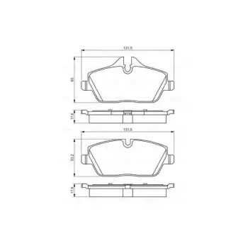 Fren Balatası E87 Ön 116/118i/d 120i