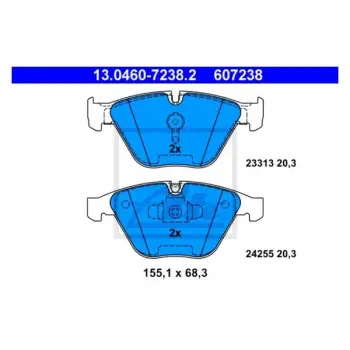 Fren Balatası E90 X1:E84 Ön 318>328i 320d; 1.6>2.8i 1.6>2.0d