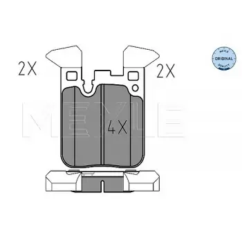 Fren Balatası F20+LCI F22+LCI F30+LCI F34+LCI F32+LCI F36+LCI Arka -Performance-