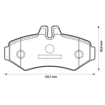 Fren Balatası Spr903 Arka