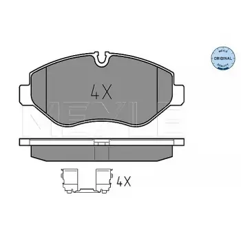 Fren Balatası Spr906/907 Vito639/447 Ön