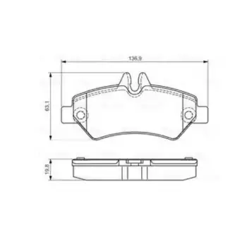 Fren Balatası Spr906 Arka