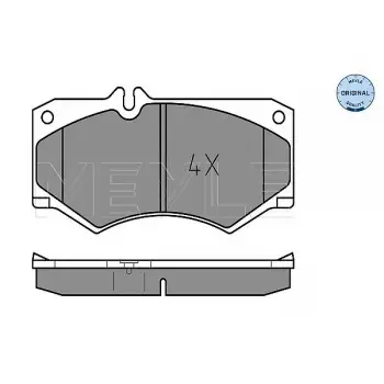 Fren Balatası T1/T2:207D>608D Ön