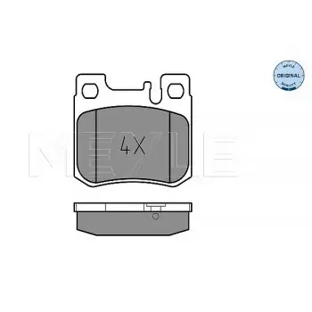 Fren Balatası W124 Arka; ASRli Araç 260>300