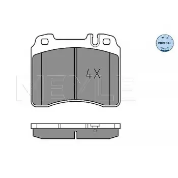 Fren Balatası W124 R129 Ön 280>500