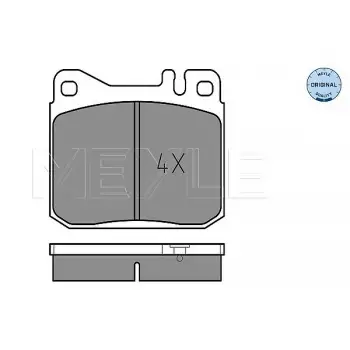 Fren Balatası W126 Ön 260>560