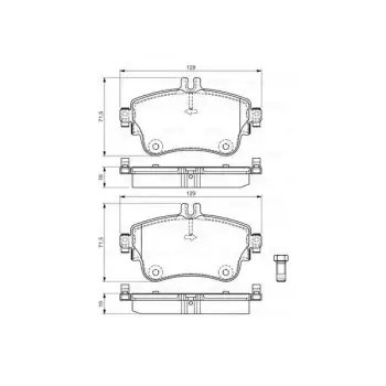 Fren Balatası W176 W246 C117 Ön 160>180