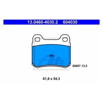 Fren Balatası W201 Arka