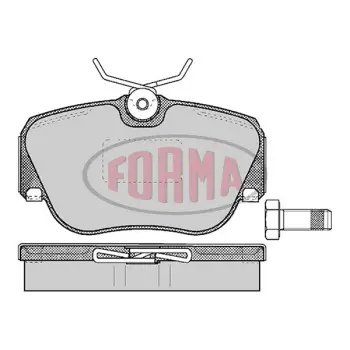 Fren Balatası W201 Ön