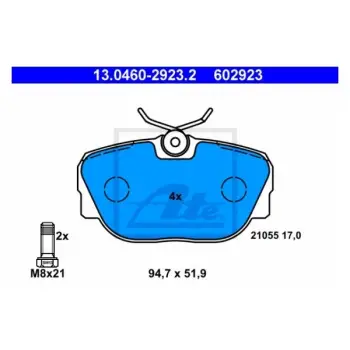 Fren Balatası W201 Ön