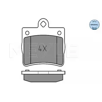 Fren Balatası W202 Arka 180>250