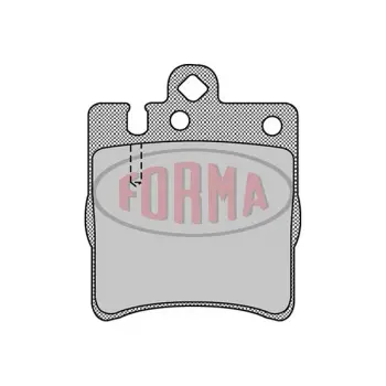 Fren Balatası W210 Arka; Tek Pim 240>430