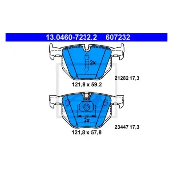Fren Balatası X5:E70 X6:E71 X5:F15 X6:F16 Arka 2.5d 3.0i/d>4.0i