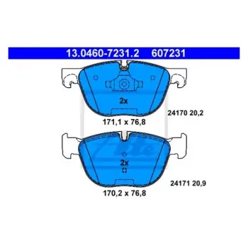 Fren Balatası X5:E70 X6:E71 X5:F15 X6:F16 Ön 2.5d 3.0i/d>4.8i