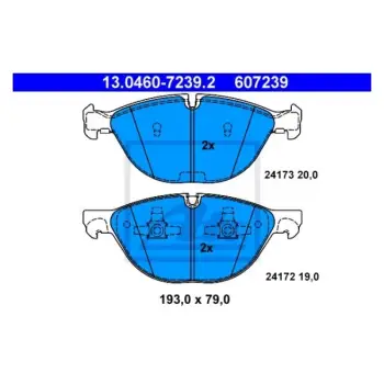 Fren Balatası X5:E70 X6:E71 X5:F15 X6:F16 Ön 3.0d>5.0i