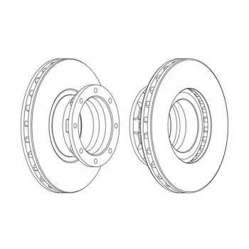 Fren Diski ATEGO Arka Havalı