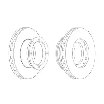 Fren Diski ATEGO Arka Havalı