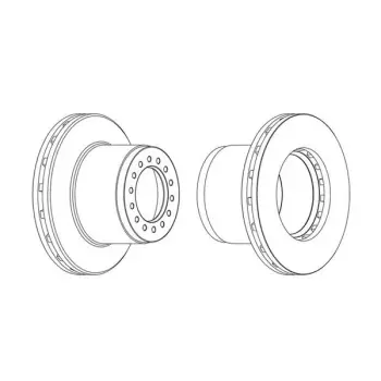 Fren Diski ATEGO Ön Havalı