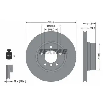 Fren Diski E60 Ön Havalı 520>525i/d