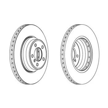 Fren Diski E65 Set:2ad Ön Havalı 740>760i 730d
