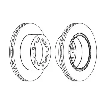 Fren Diski Spr906 Arka Havalı