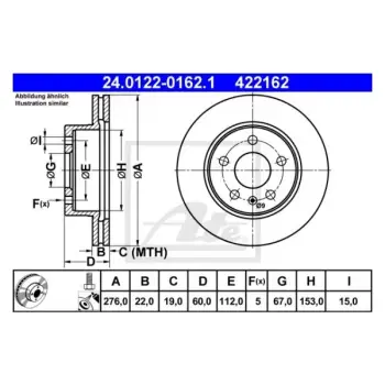 Fren Diski Vito638 Ön Havalı
