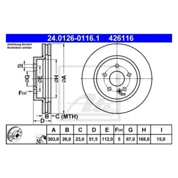 Fren Diski W163 Ön Havalı 230>430 1998-00