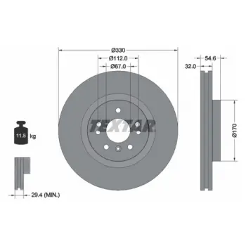 Fren Diski W164 W251 Ön Havalı 4-Matic 280>500
