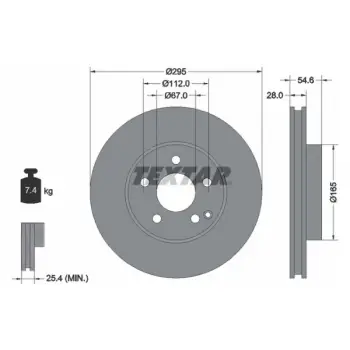 Fren Diski W211 Ön Havalı 200>240